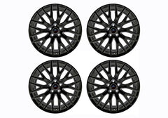 2015-2023 MUSTANG GT 19" X 9" & 19" X 9.5" PERFORMANCE PACK WHEEL SET WITH TPMS KIT - MATTE BLACK