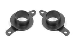 BMR Upper Coil Spring Seats Bolt-On Steel Black Hammertone Pair Mustang 1979-2004