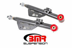 BMR TCA053H 1999-2004 New Edge Mustang Lower control arms, DOM, Single adj, Poly/Rod End (Black Hammertone)