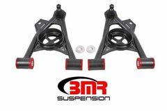 BMR AA040H Black A-Arms, Lower, Spring Pocket, Non-Adj, Poly, Std Ball Joint 1994 - 2004 SN95 Ford