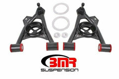 BMR AA043H Black A-Arms, Lower, Spring Pocket, Non-Adj, Poly, Tall Ball Joint 1994 - 2004 SN95 Ford Mustang