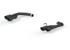 MBRP 2018-2023 Mustang GT Pro-Series 2.5" Axleback w/ Quad Black 4" Tips - Race (Non-Active)