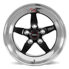 2015-2019 Mustang Weld RT-S S71 Drag Wheel - 17x10 Black/Polished